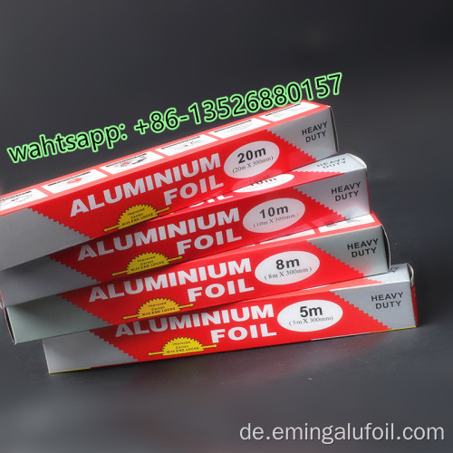 Food Grade Aluminiumfolie Papierpackung Futter